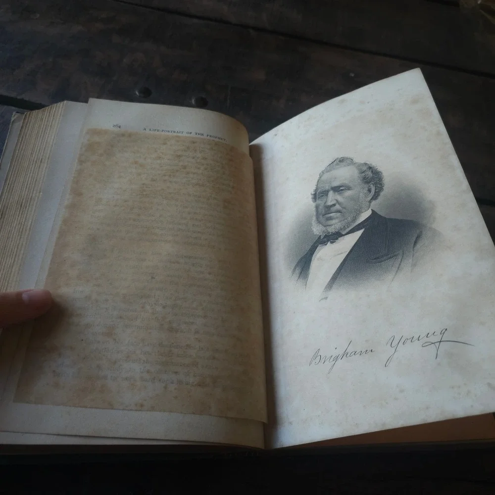 1874 Tell It All Mrs TBH Stenhouse Mormonism Harriet Beecher Stowe Antique Book